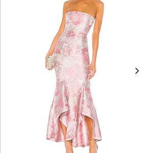 Lovers + Friends Urgonia Pink / White Floral Gown Size xxs